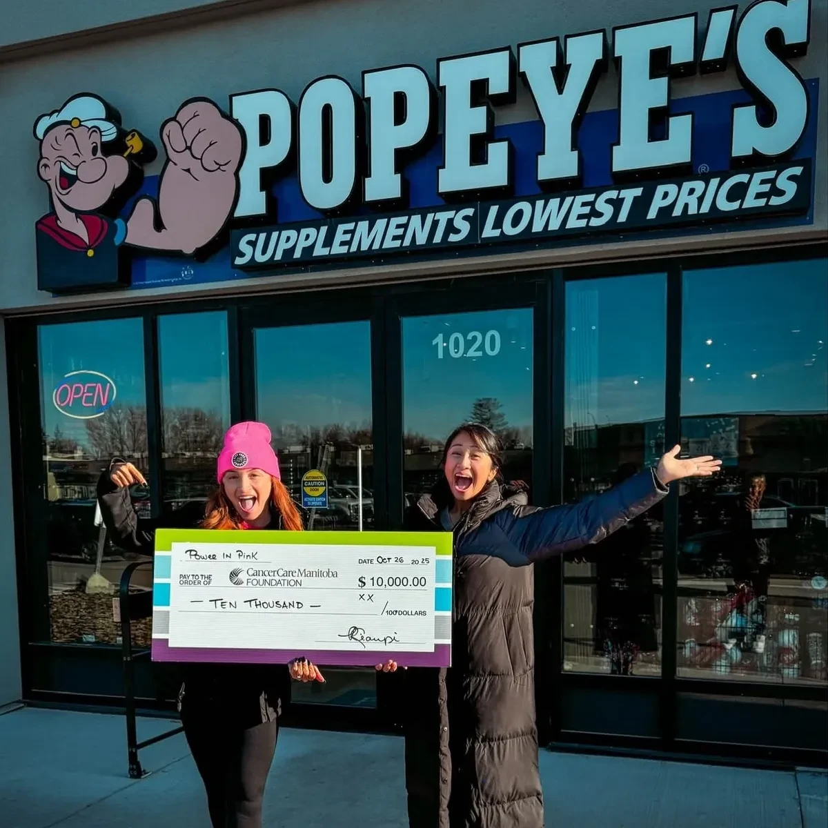 Power In Pink — CancerCare Manitoba Foundation, $10,000 raised